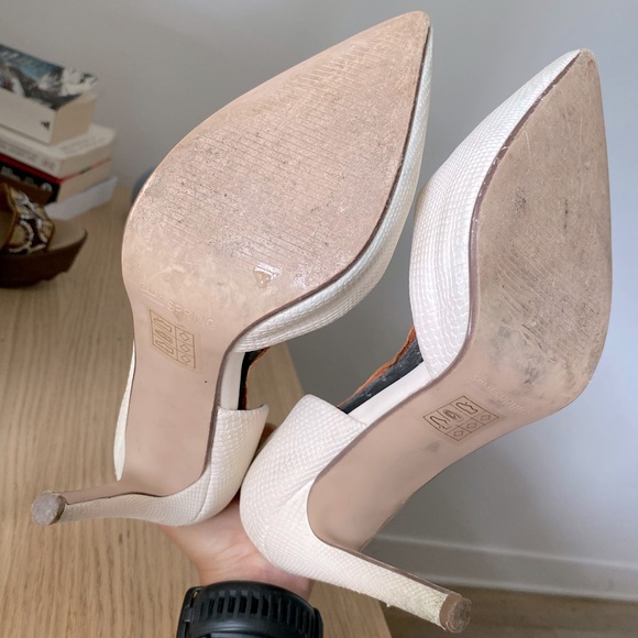 White high heels shoes - Picture 4 of 7